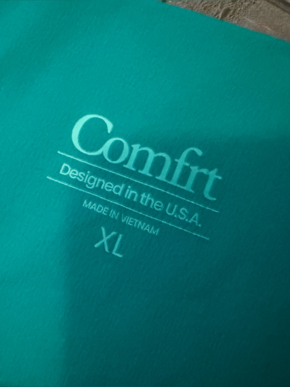 Comfrt High-Rise Teal Active Leggings for Women - Picture 3 of 3